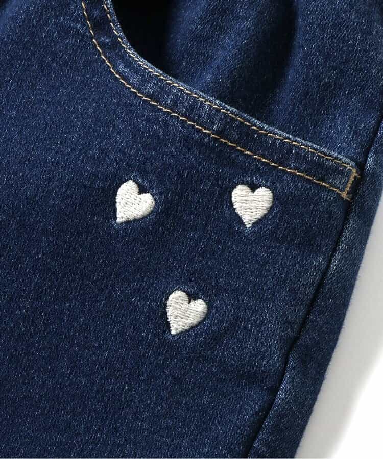 日本童裝 apres les cours 心型刺繡口袋長褲 80-140cm 男童款/女童款 秋季 PANTS