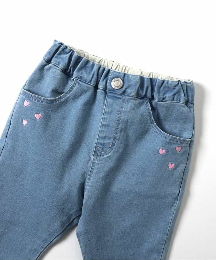 日本童裝 apres les cours 心型刺繡口袋長褲 80-140cm 男童款/女童款 秋季 PANTS