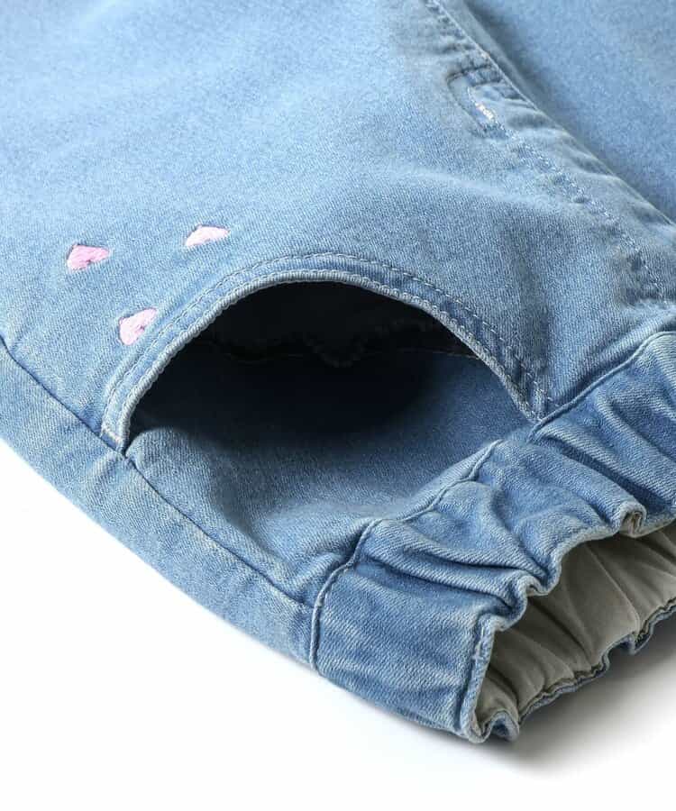 日本童裝 apres les cours 心型刺繡口袋長褲 80-140cm 男童款/女童款 秋季 PANTS