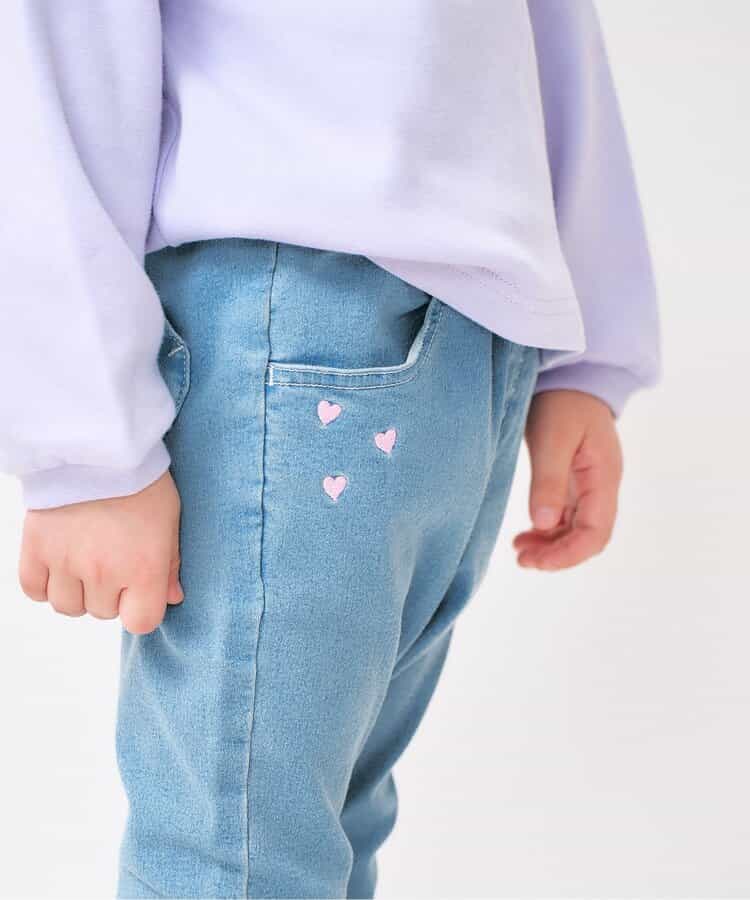日本童裝 apres les cours 心型刺繡口袋長褲 80-140cm 男童款/女童款 秋季 PANTS