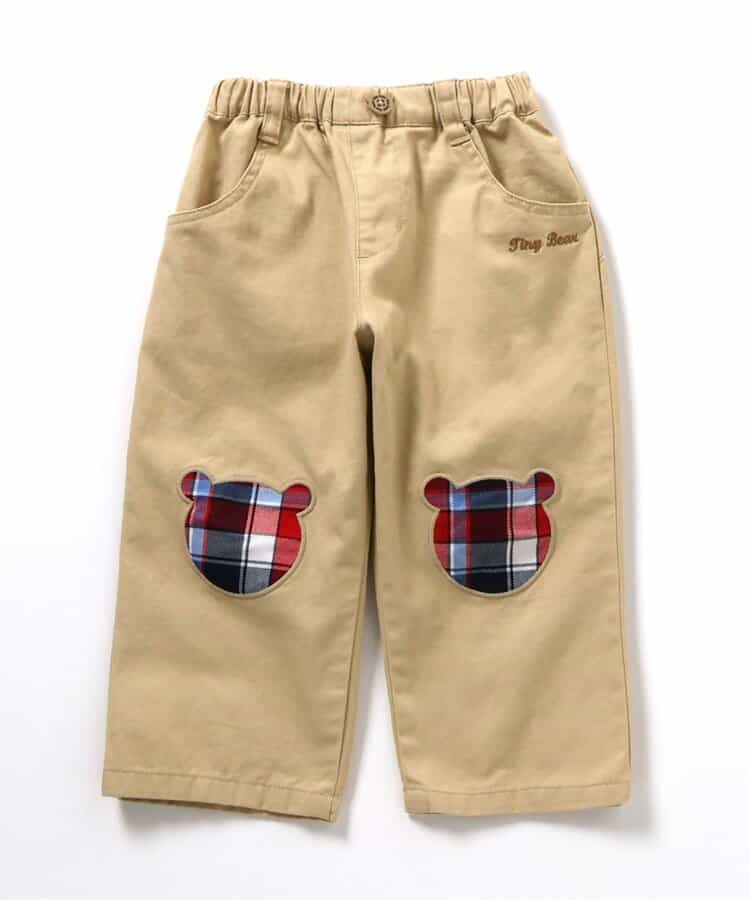 日本童裝 apres les cours x tiny bear 熊仔休閒褲 80-120cm 男童款 秋季 PANTS