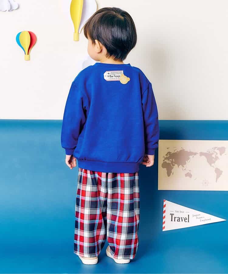 日本童裝 apres les cours x tiny bear 熊仔休閒褲 80-120cm 男童款 秋季 PANTS
