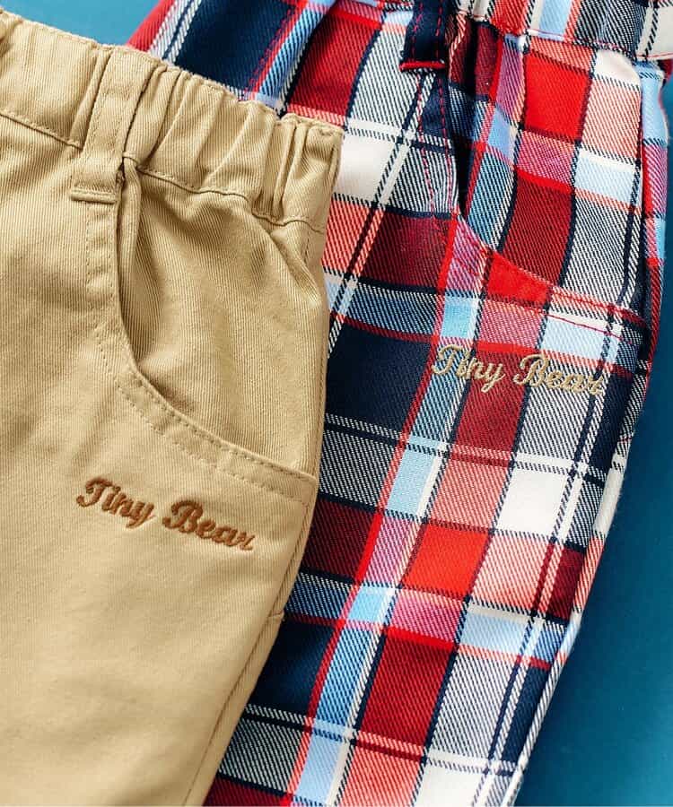 日本童裝 apres les cours x tiny bear 熊仔休閒褲 80-120cm 男童款 秋季 PANTS