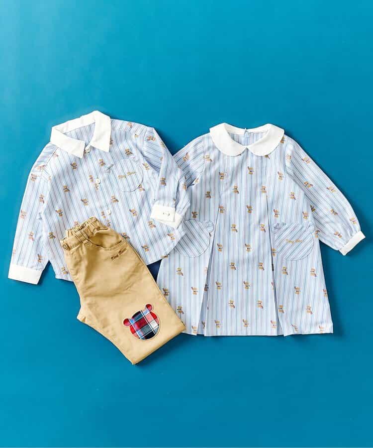 日本童裝 apres les cours x tiny bear 熊仔休閒褲 80-120cm 男童款 秋季 PANTS