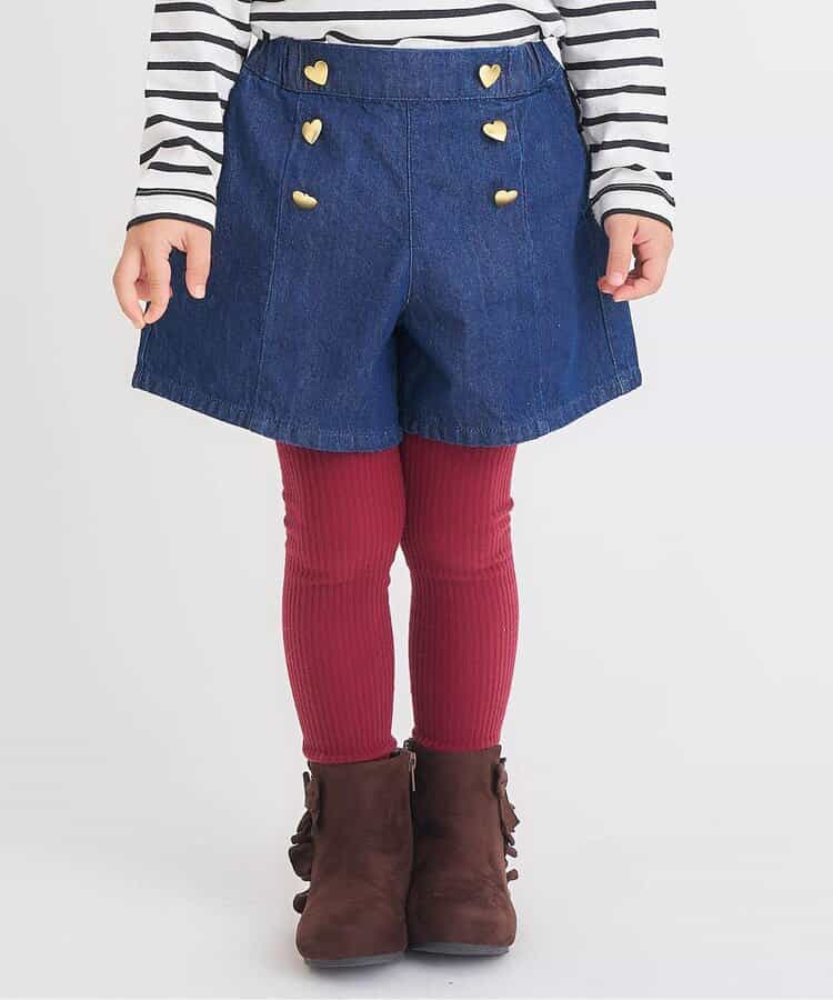 日本童裝 apres les cours 心型口袋短褲 80-140cm 女童款 秋季 PANTS