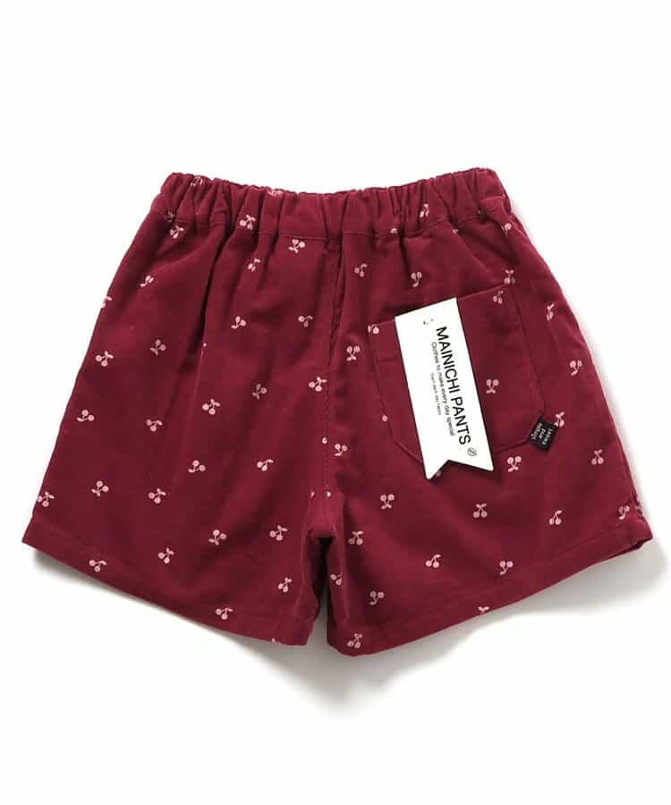 日本童裝 apres les cours 休閒短褲 80-140cm 女童款 秋季 PANTS 聖誕紅/新年紅