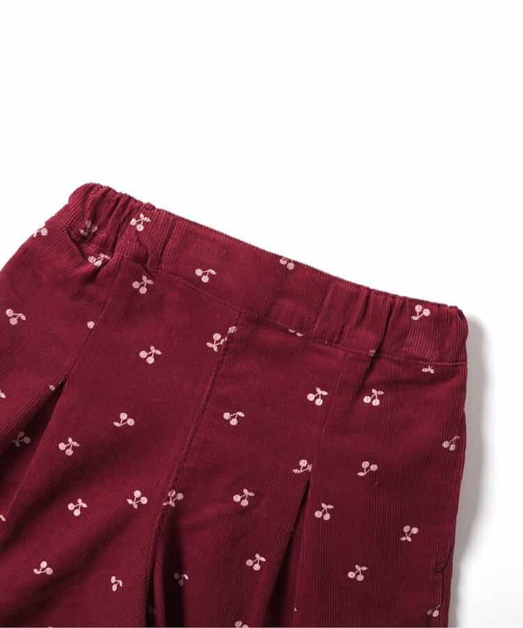 日本童裝 apres les cours 休閒短褲 80-140cm 女童款 秋季 PANTS 聖誕紅/新年紅