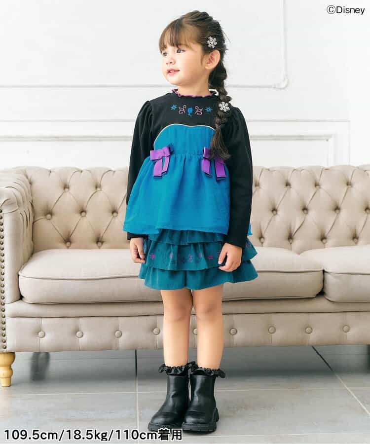 日本童裝 apres les cours x Disney 公主蛋糕層層裙褲 80-130cm 女童款 秋季 PANTS