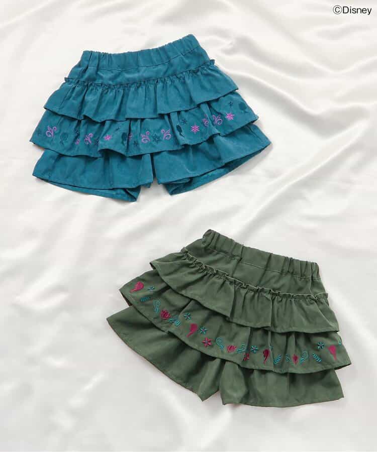 日本童裝 apres les cours x Disney 公主蛋糕層層裙褲 80-130cm 女童款 秋季 PANTS