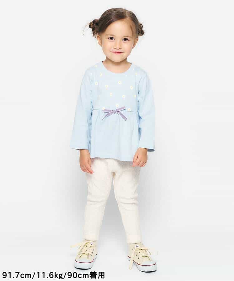 日本童裝 apres les cours 彈力休閒長褲 80-130cm 女童款 秋季 PANTS