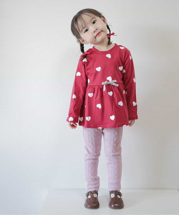 日本童裝 apres les cours 彈力休閒長褲 80-130cm 女童款 秋季 PANTS
