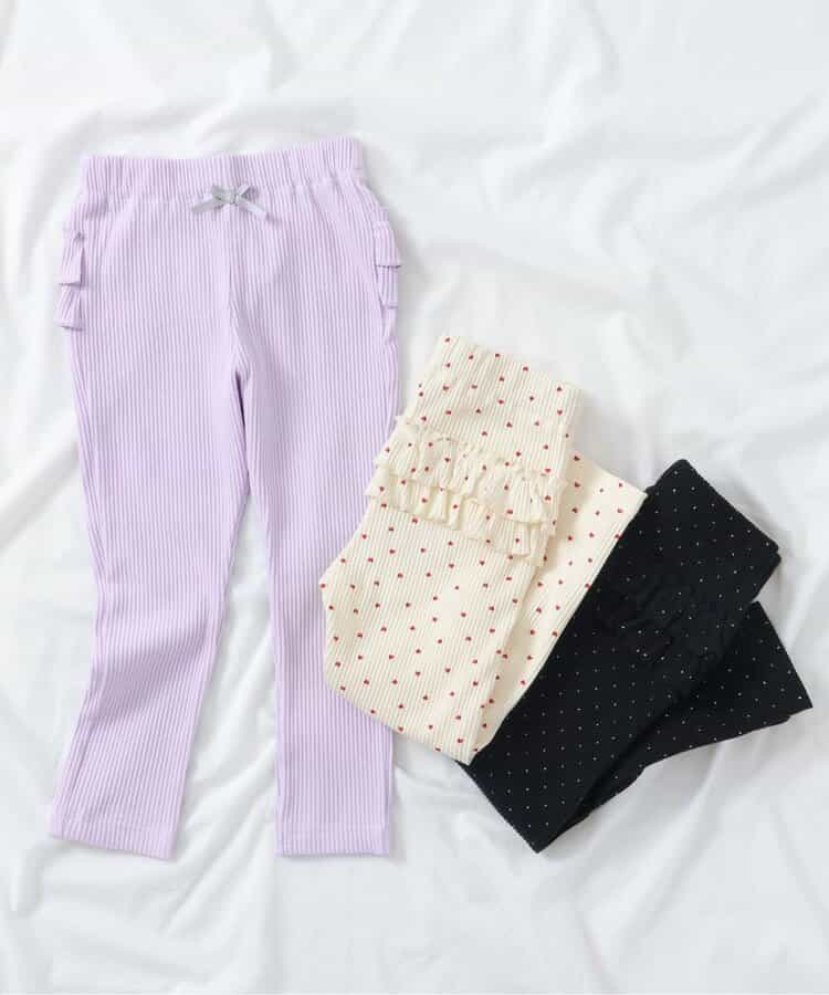 日本童裝 apres les cours 花邊長褲 80-130cm 女童款 秋季 PANTS