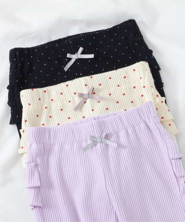 日本童裝 apres les cours 花邊長褲 80-130cm 女童款 秋季 PANTS