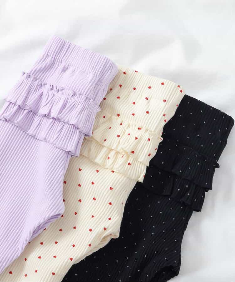 日本童裝 apres les cours 花邊長褲 80-130cm 女童款 秋季 PANTS