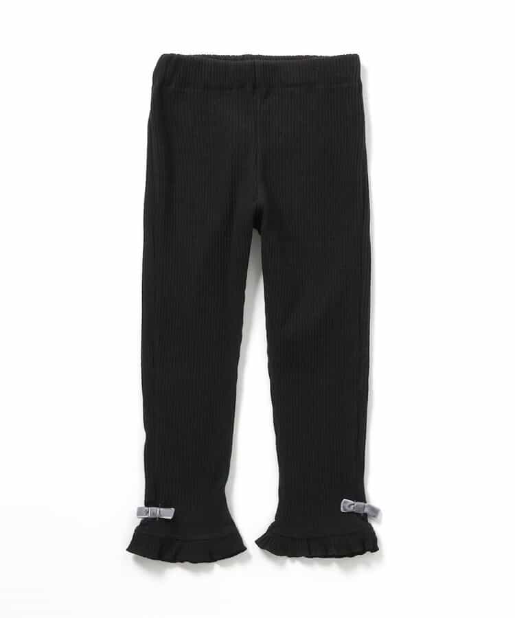 日本童裝 apres les cours 蝴蝶結打底褲 80-130cm 女童款 秋季 PANTS