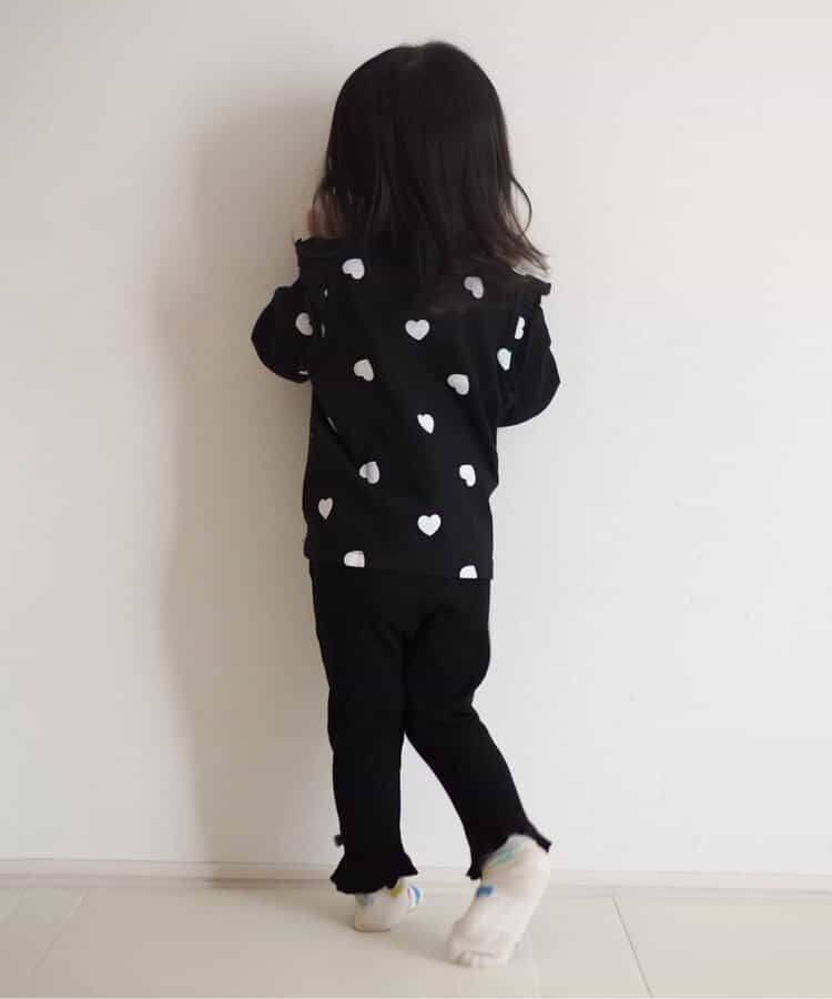 日本童裝 apres les cours 蝴蝶結打底褲 80-130cm 女童款 秋季 PANTS