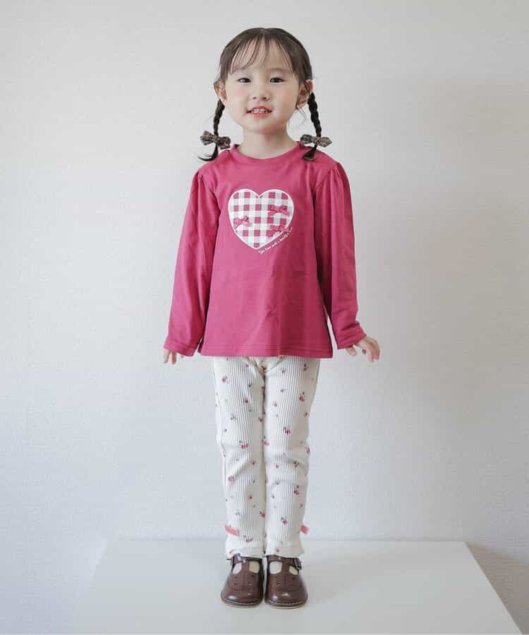 日本童裝 apres les cours 蝴蝶結打底褲 80-130cm 女童款 秋季 PANTS