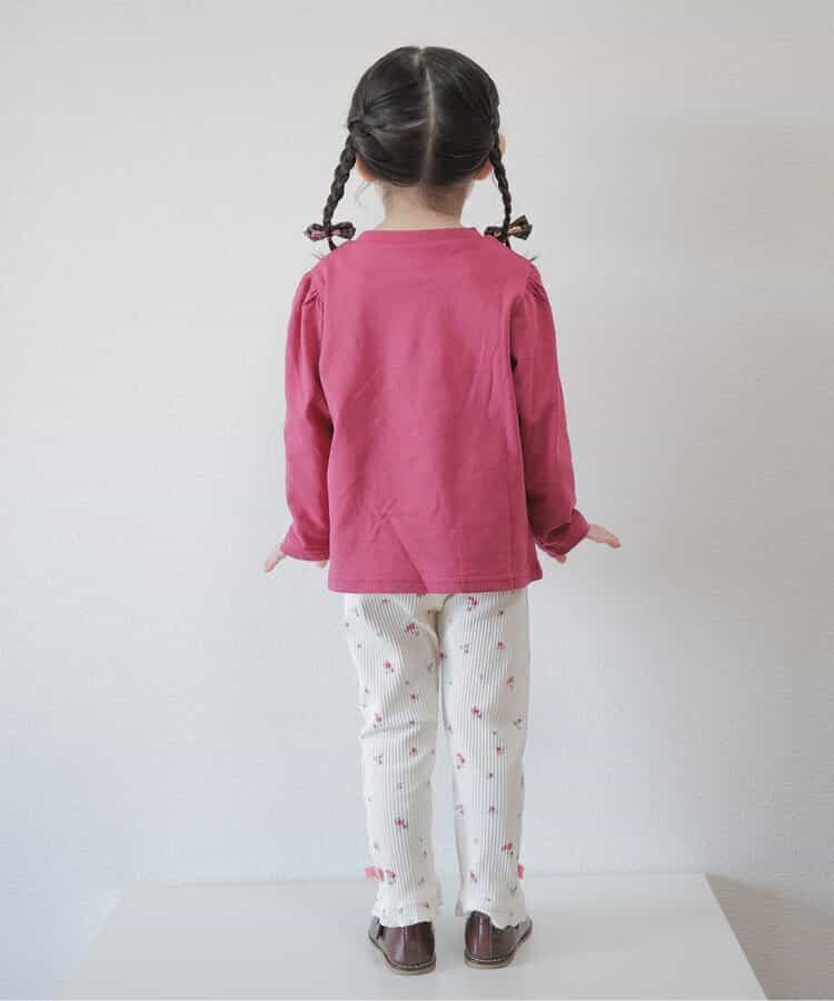 日本童裝 apres les cours 蝴蝶結打底褲 80-130cm 女童款 秋季 PANTS