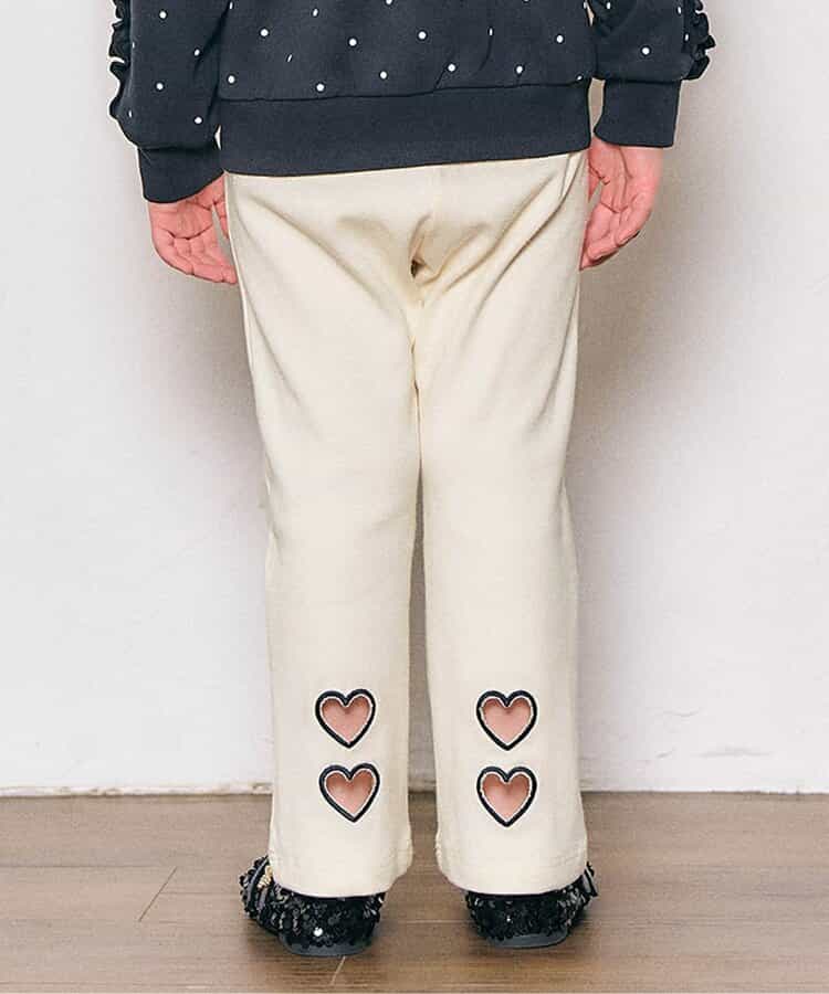 日本童裝 apres les cours 心型褲腳長褲 80-130cm 女童款 秋季 PANTS