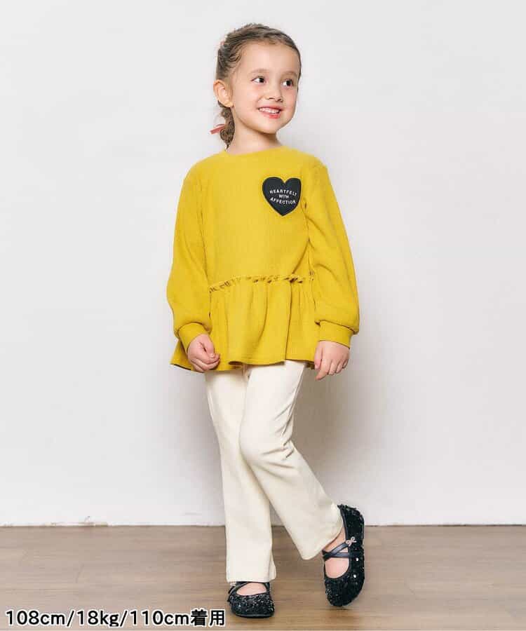 日本童裝 apres les cours 心型褲腳長褲 80-130cm 女童款 秋季 PANTS