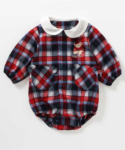 日本童裝 apres les cours x tiny bear 連衣 70-80cm 男童款/女童款 初生嬰兒 秋季 Jumpsuit