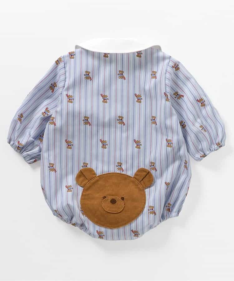 日本童裝 apres les cours x tiny bear 連衣 70-80cm 男童款/女童款 初生嬰兒 秋季 Jumpsuit