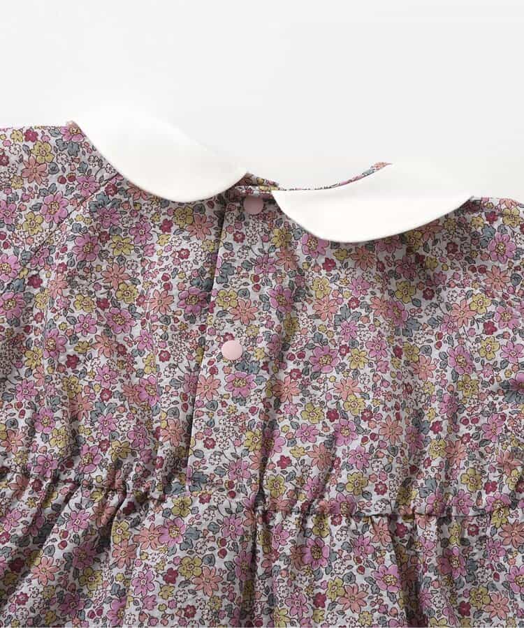 日本童裝 apres les cours 打纜碎花兩件套裝 70-80cm 女童款 秋季 TOPS PANTS