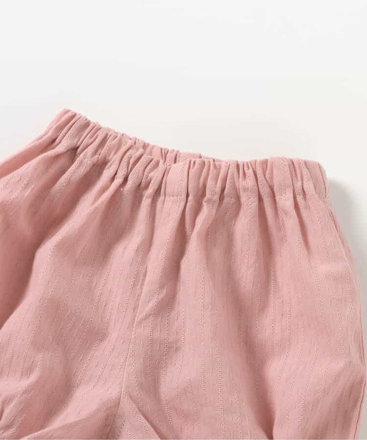 日本童裝 apres les cours 打纜碎花兩件套裝 70-80cm 女童款 秋季 TOPS PANTS