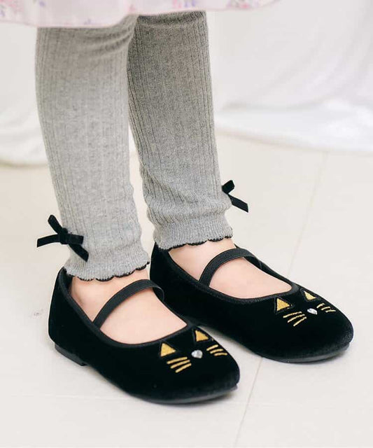 日本直送 apres les cours 貓咪平底鞋 14-18cm 鞋系列 其他品牌