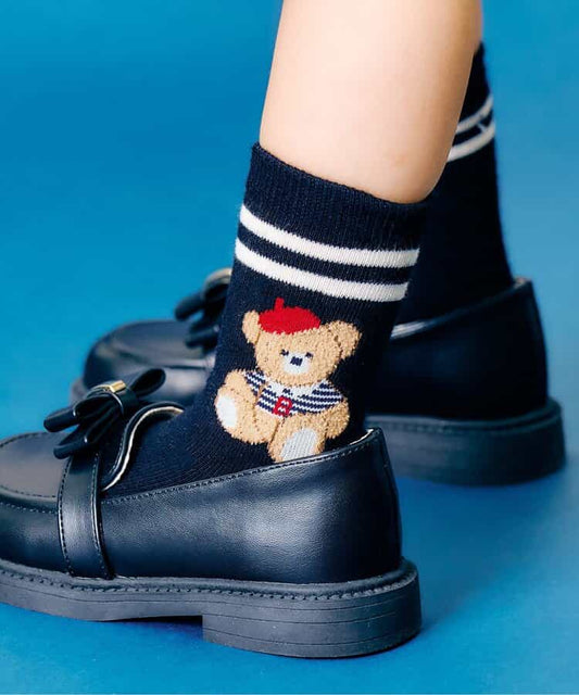 日本直送 apres les cours x tiny bear 襪一對 10-21cm 襪系列