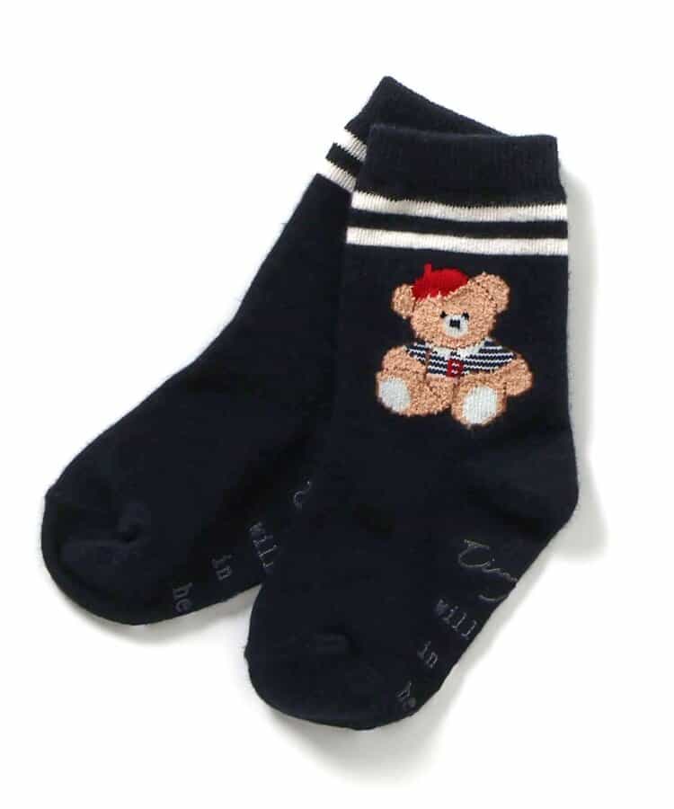 日本直送 apres les cours x tiny bear 襪一對 10-21cm 襪系列