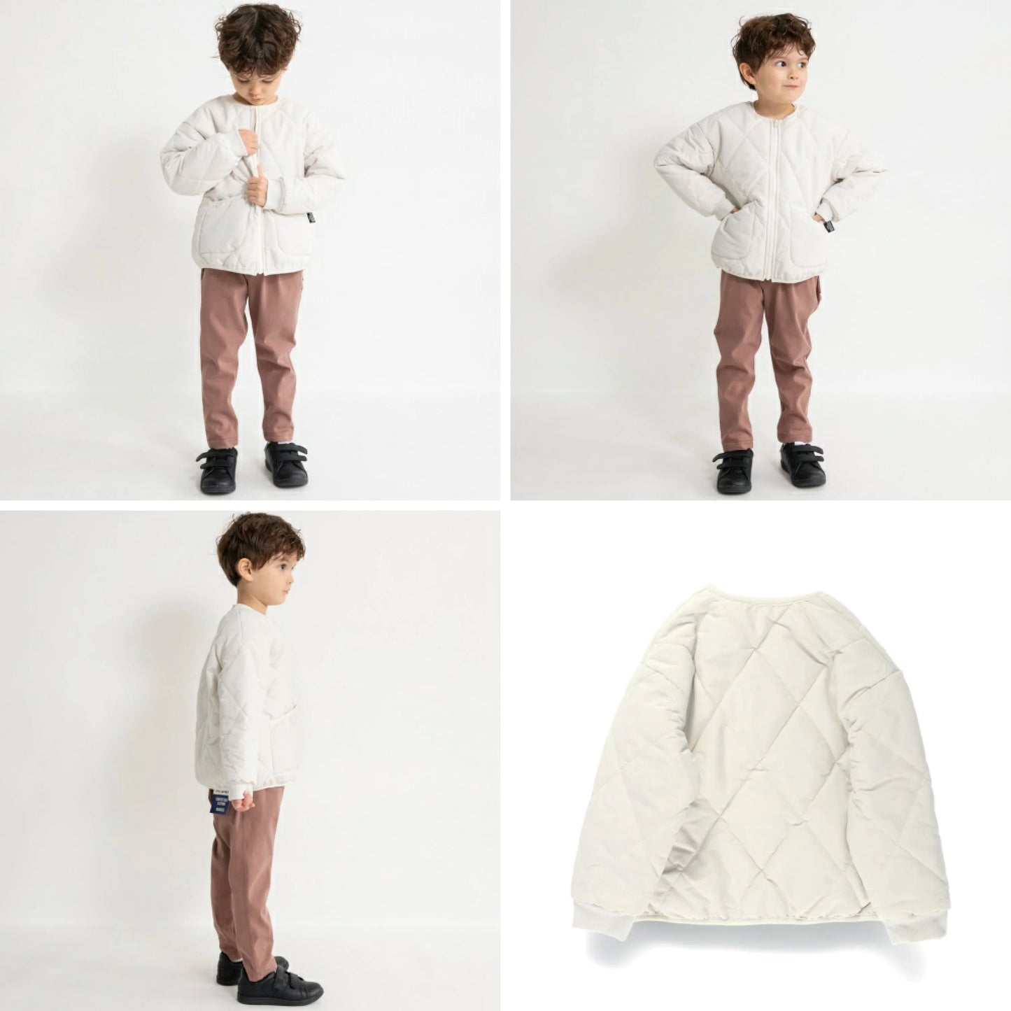 日本童裝 Branshes 絎夾棉外套 90-150cm 男童款 冬季 OUTERWEAR