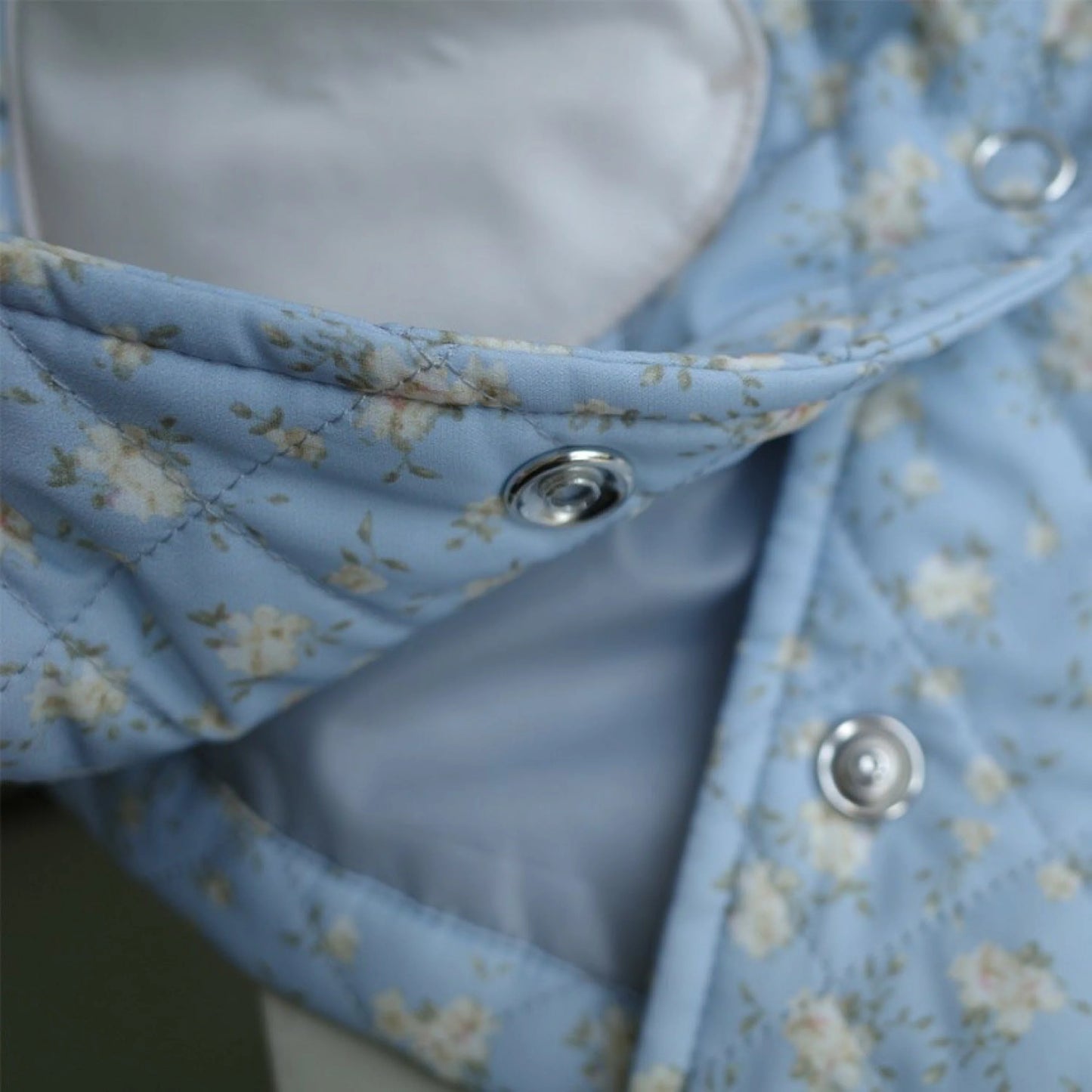 日本童裝 Branshes aBity select.心型口袋小花絎縫外套 90-120cm 女童款 冬季 OUTERWEAR