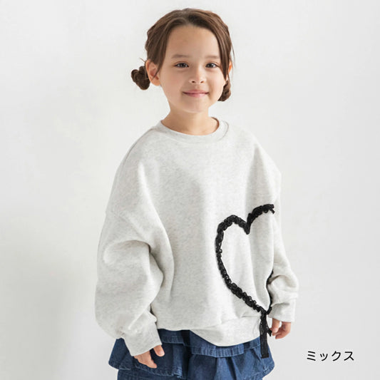 日本童裝 Branshes 抓毛衛衣 100-150cm 女童款 冬季 TOPS