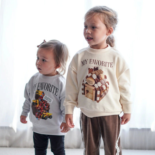 日本童裝 Branshes aBity select.印花衛衣 90-130cm 男童款/女童款 冬季 TOPS