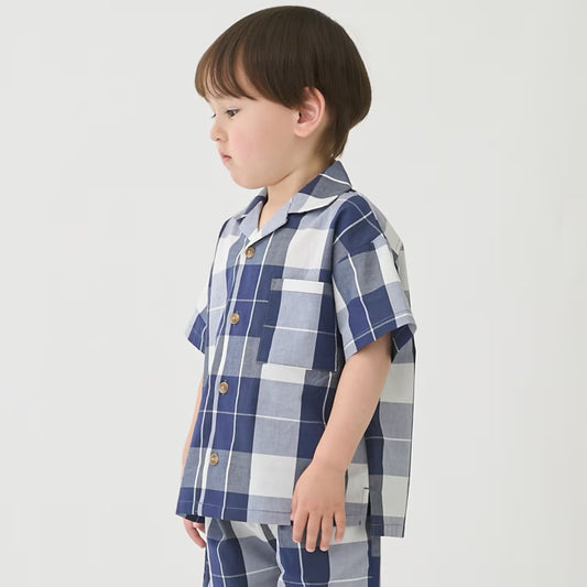 日本童裝 pe#main 各種圖案短袖襯衫 80-130cm 男童款 夏季 TOPS