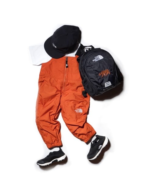 Japanese children's clothing TNF UV protection parent-child wear historical logo print top 130-160cm boys/girls summer TOPS