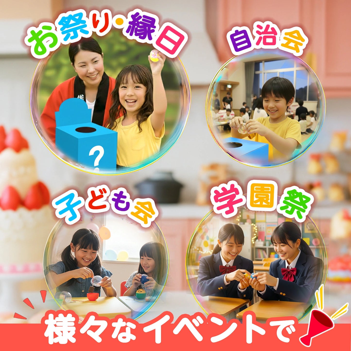 ‼️3/9晚上12點截單‼️日本直送 迷你甜品系列 60人分 Party 抽獎箱/抽獎板