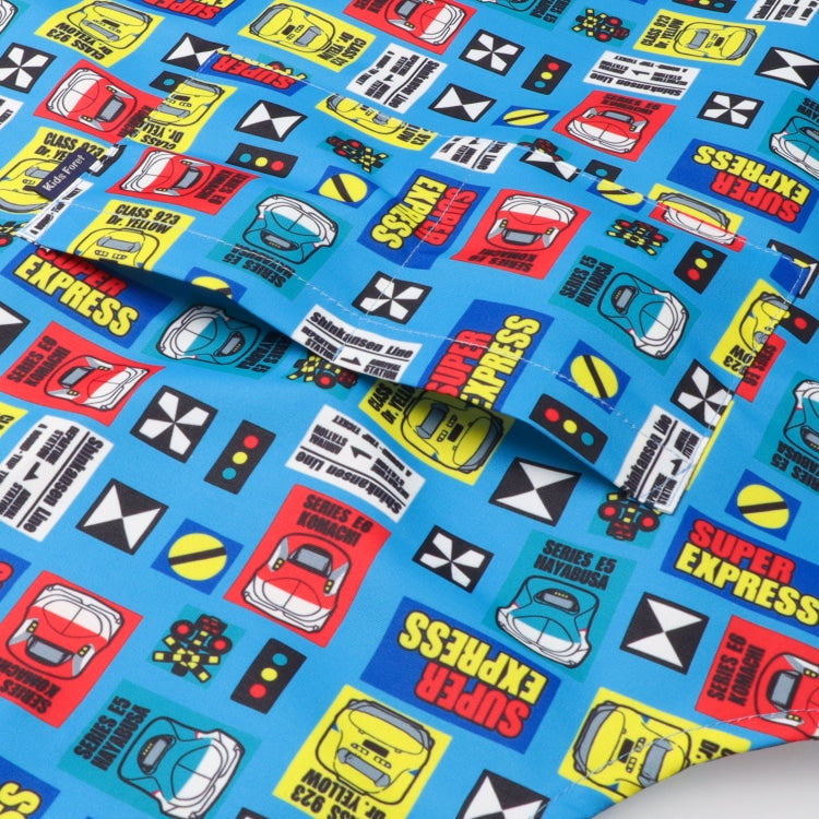 Moujonjon Kids Foret JR Shinkansen apron headscarf set direct from Japan Other series Railway series
