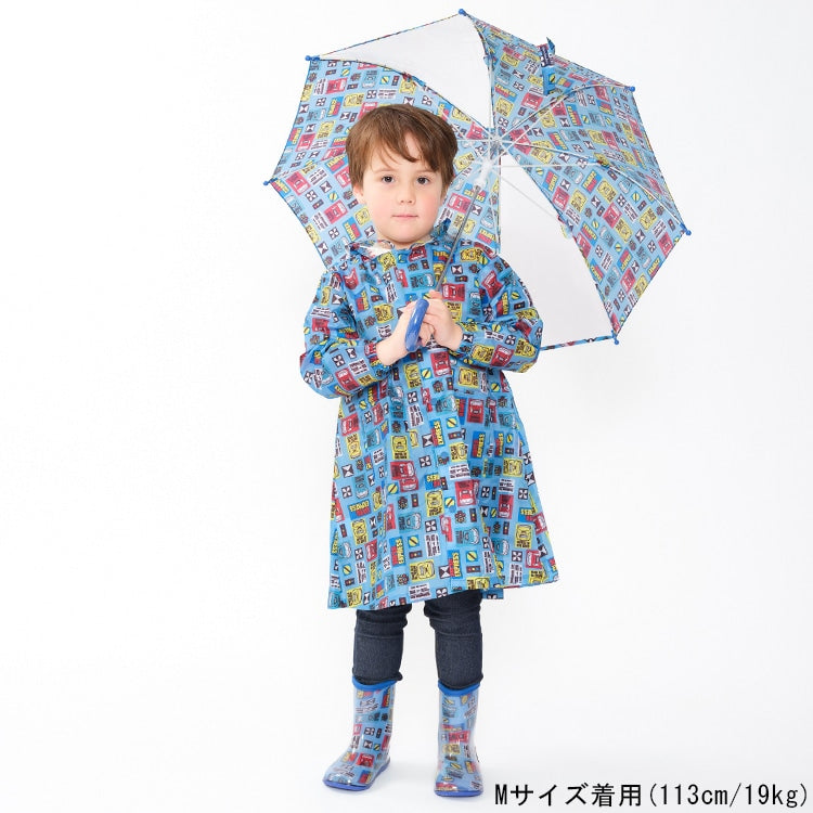 Moujonjon Kids Foret JR Shinkansen Raincoat SL (Rainy Day Series)