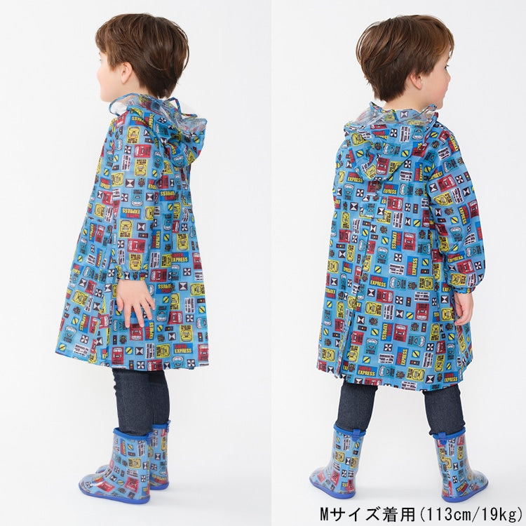 Moujonjon Kids Foret JR Shinkansen Raincoat SL (Rainy Day Series)