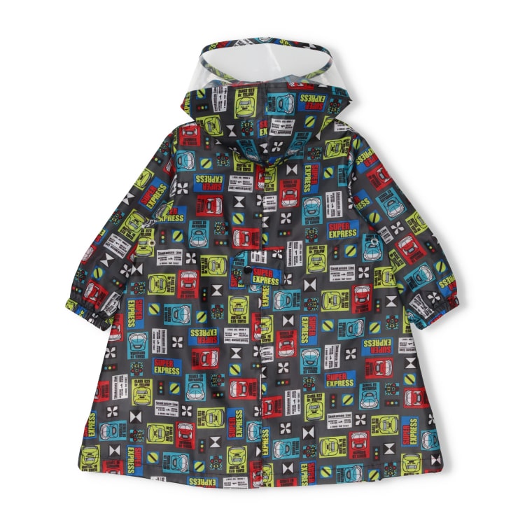 Moujonjon Kids Foret JR Shinkansen Raincoat SL (Rainy Day Series)