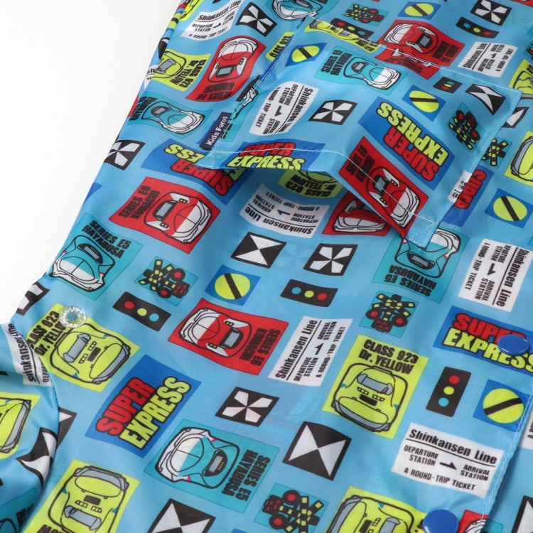 Moujonjon Kids Foret JR Shinkansen Raincoat SL (Rainy Day Series)