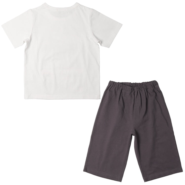Moujonjon JR Shinkansen Pajamas (90-140cm) for Boys (Japanese Children's Clothing) Summer Pajamas (Railway Series)