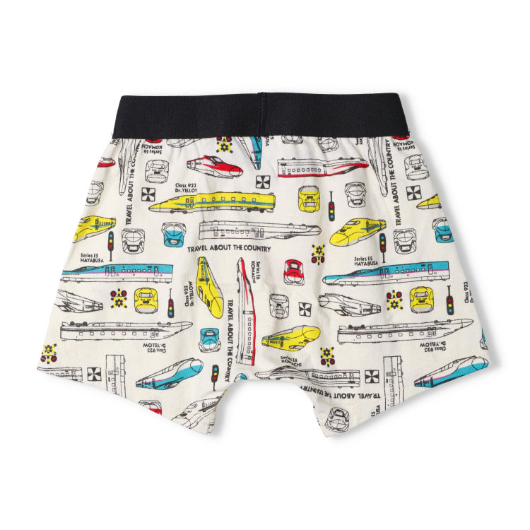 Moujonjon Kids Foret JR Shinkansen Underwear 100-130cm Boys' Underwear Series Railway Series