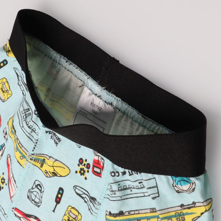 Moujonjon Kids Foret JR Shinkansen Underwear 100-130cm Boys' Underwear Series Railway Series