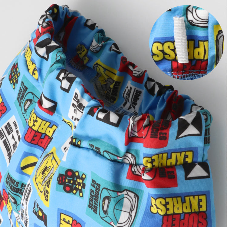 Japanese Moujonjon JR Shinkansen UV-proof Beach Pants 90-130cm Boys' Summer Swimsuit Special Railway Series