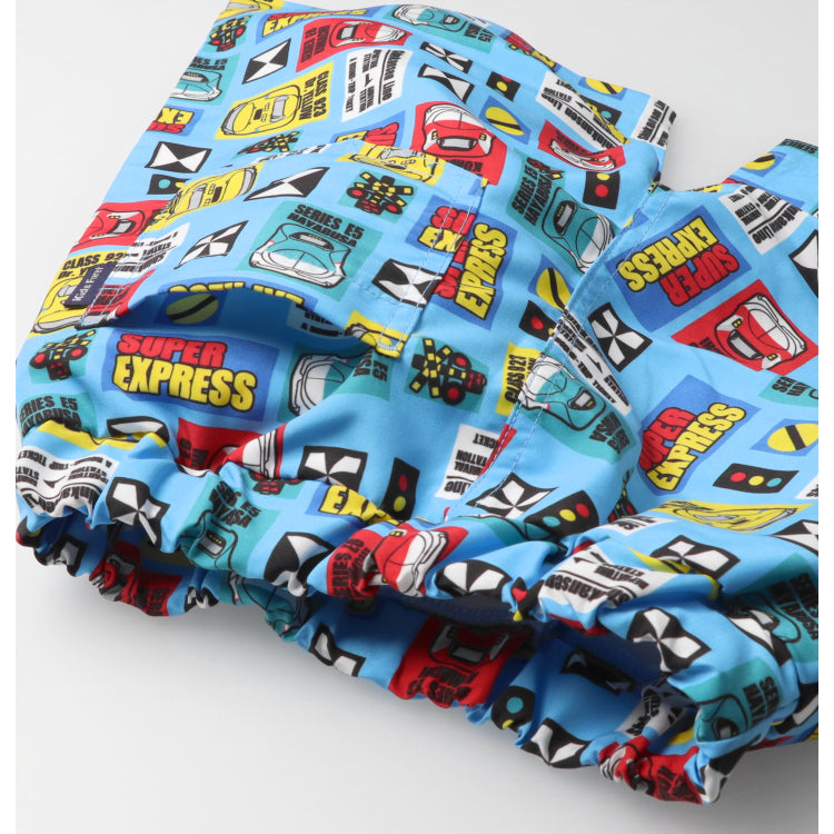 Japanese Moujonjon JR Shinkansen UV-proof Beach Pants 90-130cm Boys' Summer Swimsuit Special Railway Series