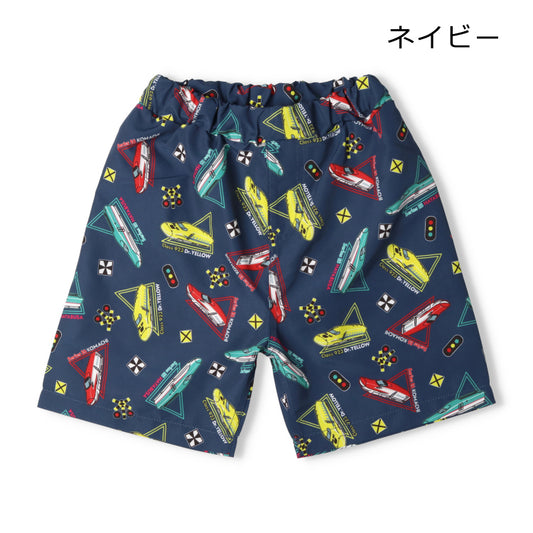 Japanese Moujonjon JR Shinkansen UV-proof Beach Pants 90-130cm Boys' Summer Swimsuit Special Railway Series