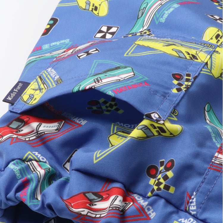 Japanese Moujonjon JR Shinkansen UV-proof Beach Pants 90-130cm Boys' Summer Swimsuit Special Railway Series